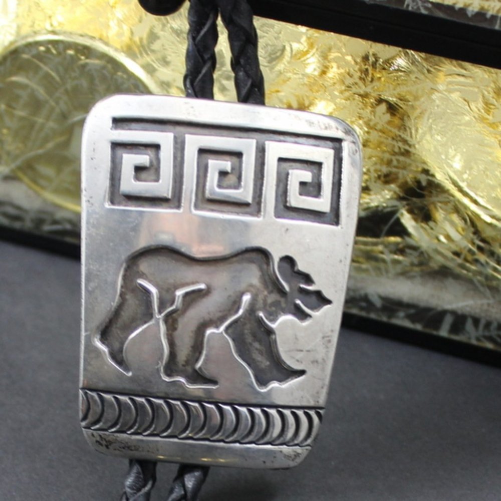 Unsigned Walking Bear Bolo Southwestern - Picture 6 of 6